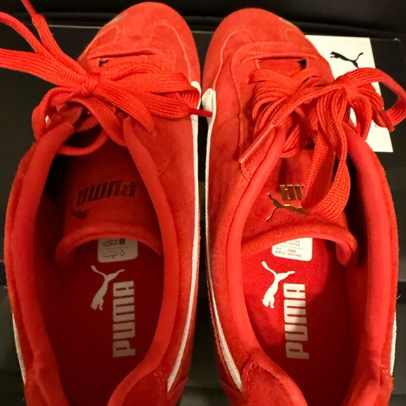 Size 10.5 - PUMA Speedcat OG Red White Worn 1X - Picture 5 of 7